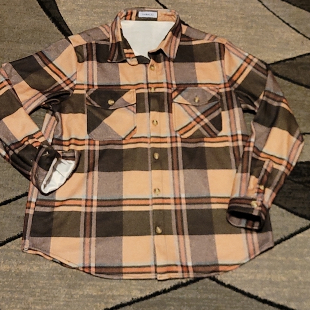 HAWALILI plaid Button-down Long-sleeve Shirt